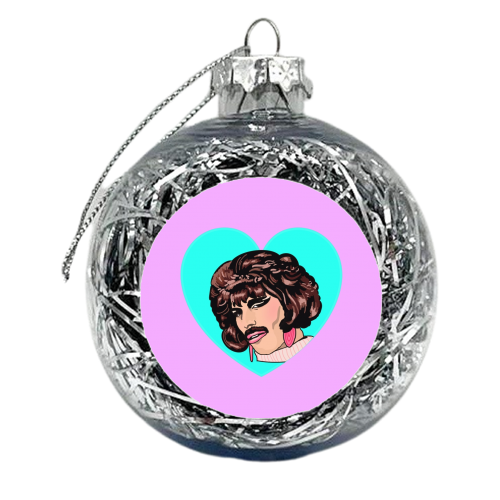 God Knows - xmas bauble by Wallace Elizabeth