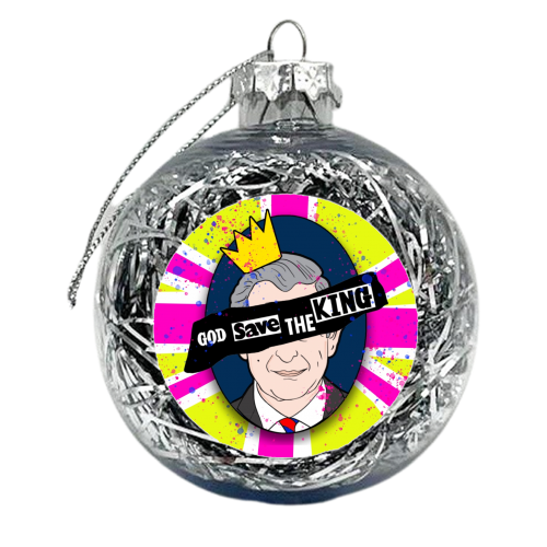 God Save The King - xmas bauble by Bite Your Granny