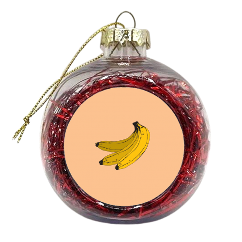 going Bananas - xmas bauble by Justin Parker