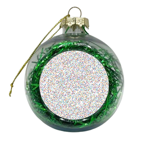 Going dotty - xmas bauble by Alex Ashton