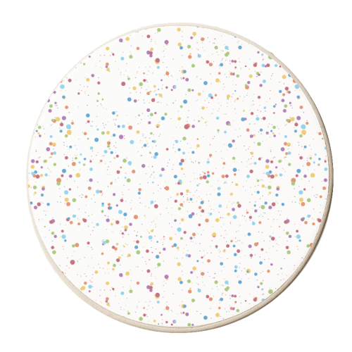 Going dotty - personalised beer coaster by Alex Ashton