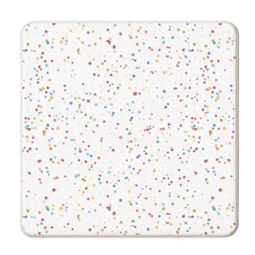 Going dotty - personalised beer coaster by Alex Ashton