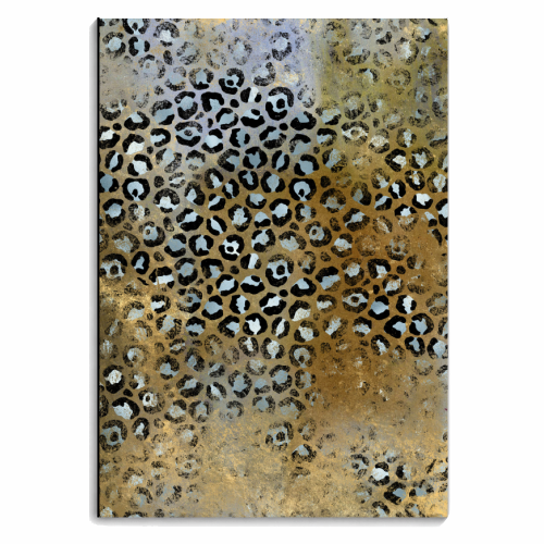 gold black leopard print - personalised A4, A5, A6 notebook by Anastasios Konstantinidis