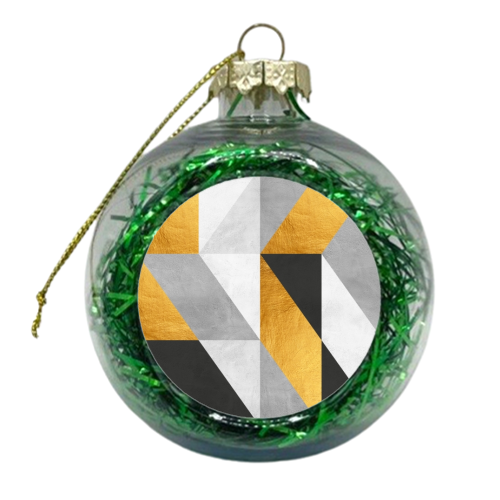 Gold Composition - xmas bauble by Vitor Costa