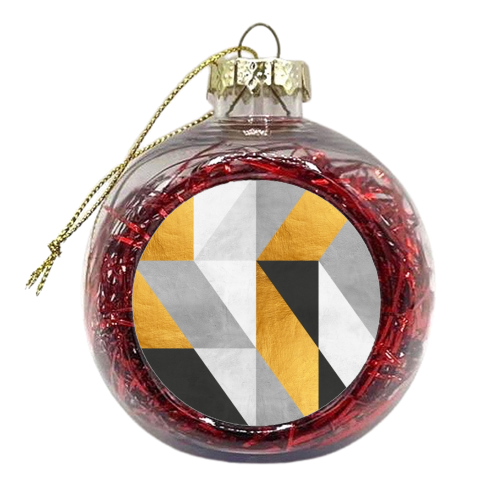 Gold Composition - xmas bauble by Vitor Costa