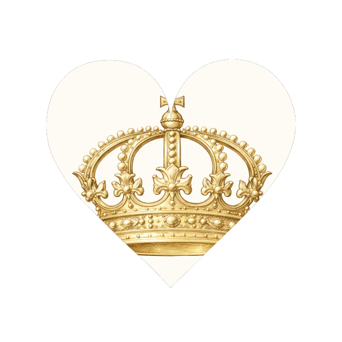 Gold Crown - Magnet by Ms Doodle
