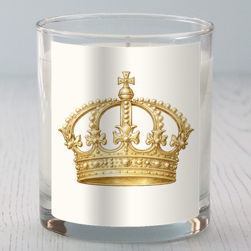 Gold Crown - scented candle by Ms Doodle