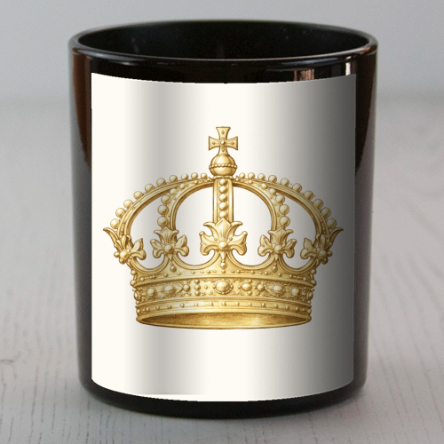 Gold Crown - scented candle by Ms Doodle