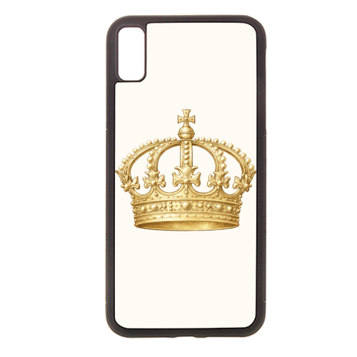 Gold Crown - stylish phone case by Ms Doodle