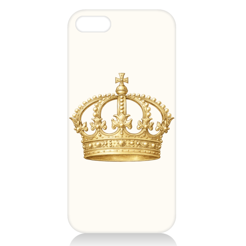 Gold Crown - unique phone case by Ms Doodle