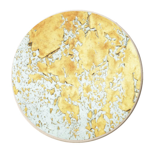 Gold - personalised beer coaster by Uma Prabhakar Gokhale