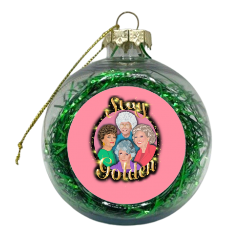 Golden Gals - xmas bauble by Wallace Elizabeth