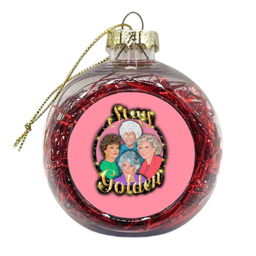 Golden Gals - xmas bauble by Wallace Elizabeth