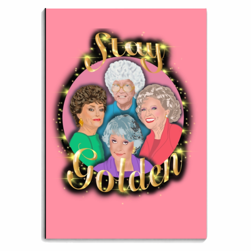 Golden Gals - personalised A4, A5, A6 notebook by Wallace Elizabeth