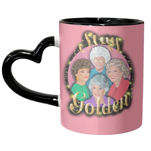 Golden Gals - unique mug by Wallace Elizabeth