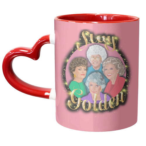 Golden Gals - unique mug by Wallace Elizabeth