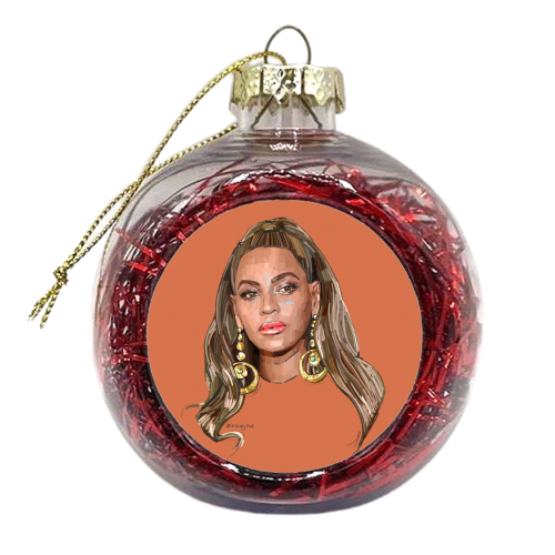 Golden Hour Bey - xmas bauble by Beverley Rae