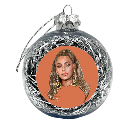 Golden Hour Bey - xmas bauble by Beverley Rae