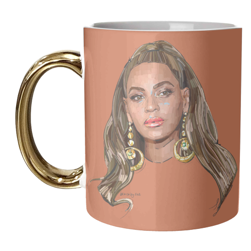 Golden Hour Bey - unique mug by Beverley Rae