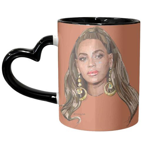 Golden Hour Bey - unique mug by Beverley Rae