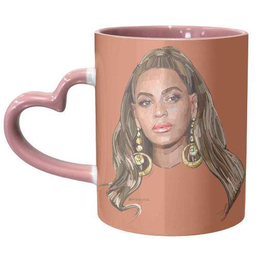 Golden Hour Bey - unique mug by Beverley Rae
