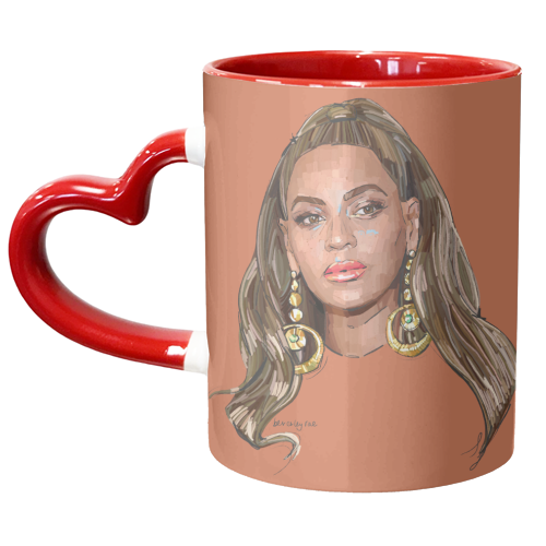 Golden Hour Bey - unique mug by Beverley Rae