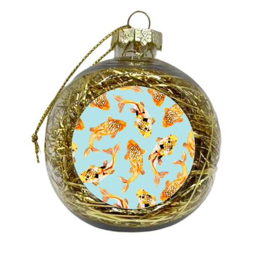Goldfish - xmas bauble by Uma Prabhakar Gokhale