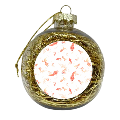 Goldfish Pond - xmas bauble by Primrose and Mabel