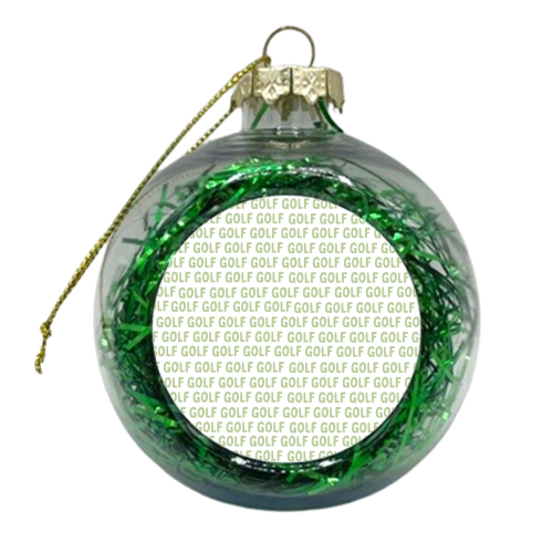 Golf Addict - xmas bauble by Laura Lonsdale