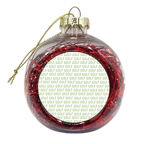 Golf Addict - xmas bauble by Laura Lonsdale