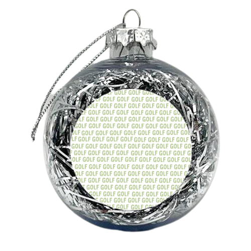 Golf Addict - xmas bauble by Laura Lonsdale