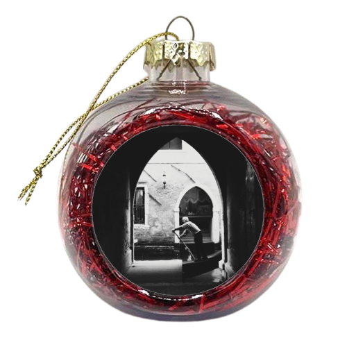 Gondolier - xmas bauble by Jamie Waters