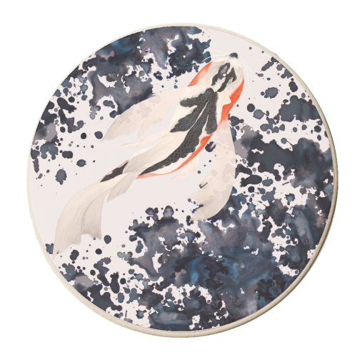 Gone Swimming - personalised beer coaster by Eleanor Soper