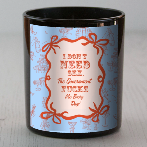 GOOD JOB GOVERNMENT. - scented candle by Wallace Elizabeth