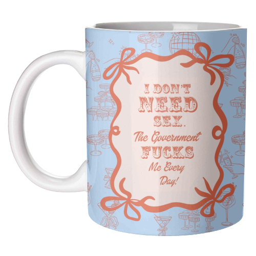 GOOD JOB GOVERNMENT. - unique mug by Wallace Elizabeth
