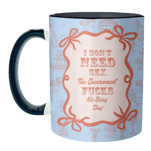 GOOD JOB GOVERNMENT. - unique mug by Wallace Elizabeth