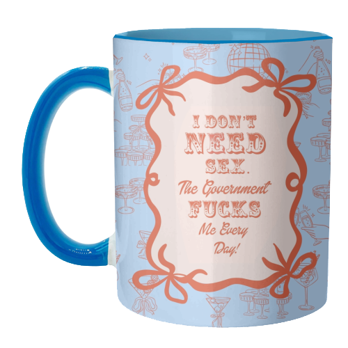 GOOD JOB GOVERNMENT. - unique mug by Wallace Elizabeth