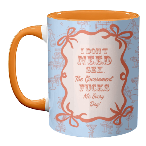 GOOD JOB GOVERNMENT. - unique mug by Wallace Elizabeth