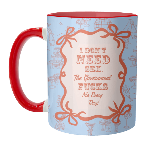 GOOD JOB GOVERNMENT. - unique mug by Wallace Elizabeth