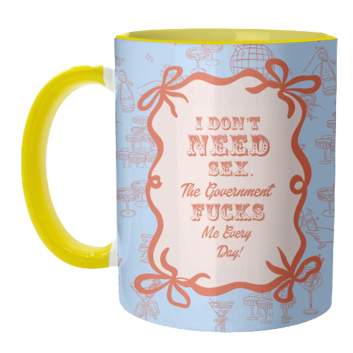GOOD JOB GOVERNMENT. - unique mug by Wallace Elizabeth