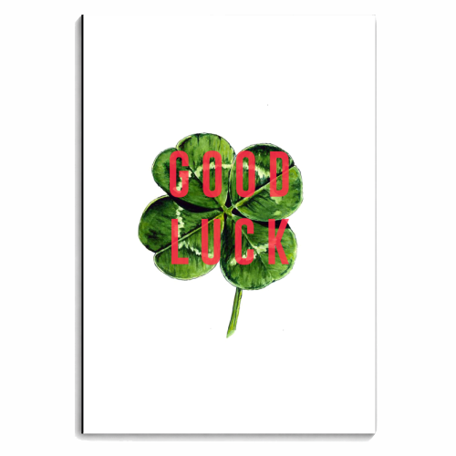 Good Luck - personalised A4, A5, A6 notebook by The 13 Prints