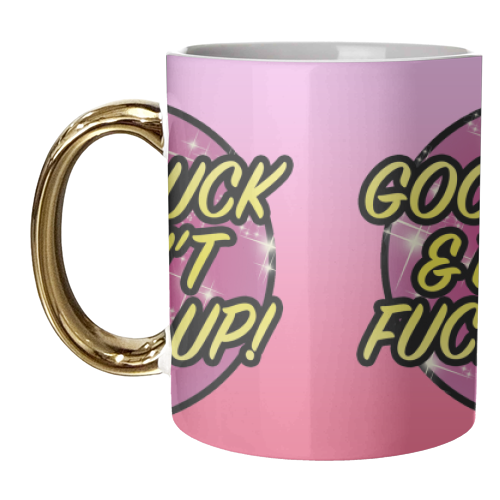 Good Luck - unique mug by Bite Your Granny