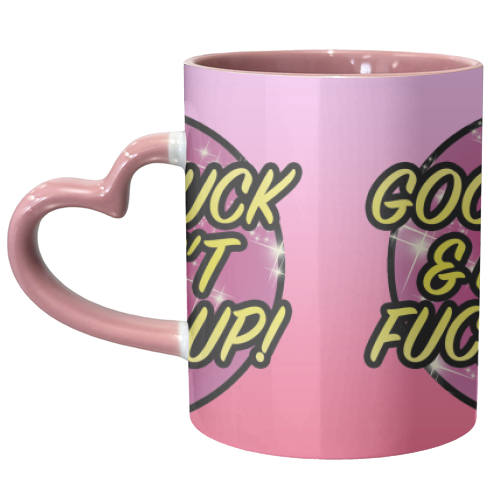 Good Luck - unique mug by Bite Your Granny