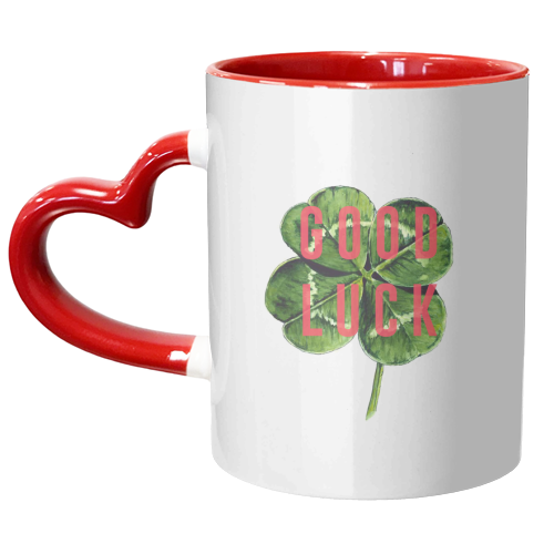 Good Luck - unique mug by The 13 Prints