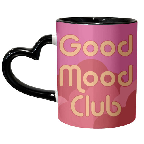 Good Mood Club - unique mug by AbiGoLucky