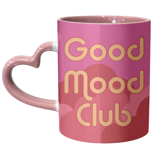 Good Mood Club - unique mug by AbiGoLucky