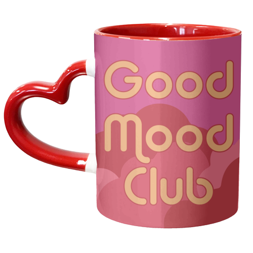 Good Mood Club - unique mug by AbiGoLucky