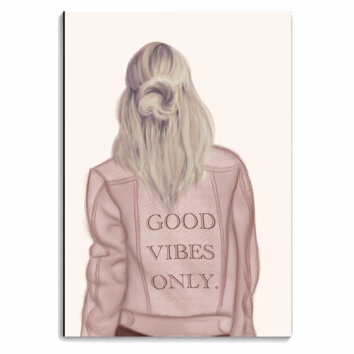 Good Vibes Only - personalised A4, A5, A6 notebook by Ellie Mackinnon