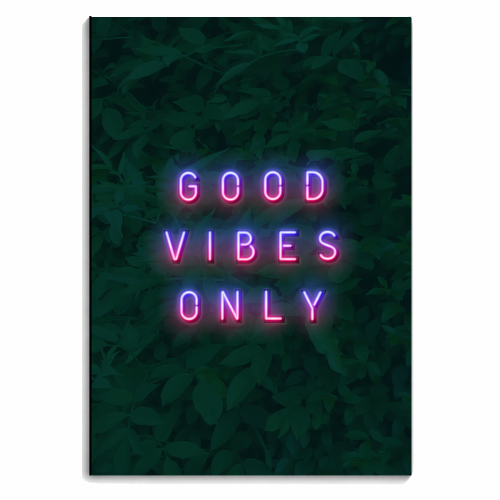 GOOD VIBES ONLY - personalised A4, A5, A6 notebook by Paper Deep Design