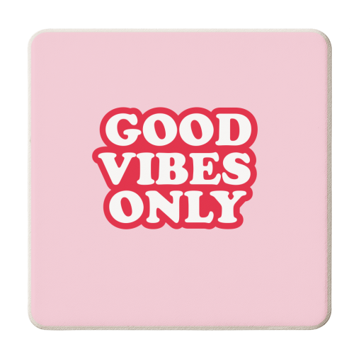 GOOD VIBES ONLY - personalised beer coaster by The Boy and the Bear